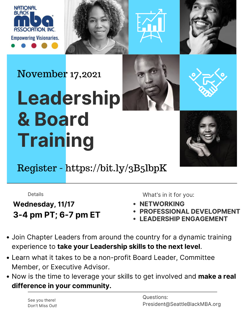 NBMBAA Leadership & Board Training (National & Local)