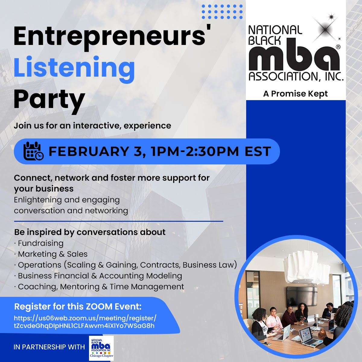 Entrepreneurs Listening Party