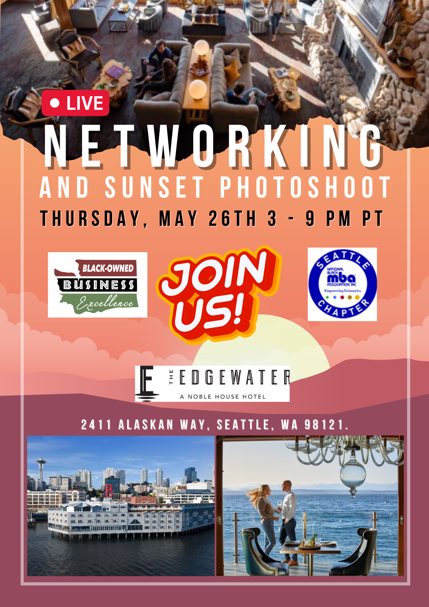 Networking and Sunset Photoshoot