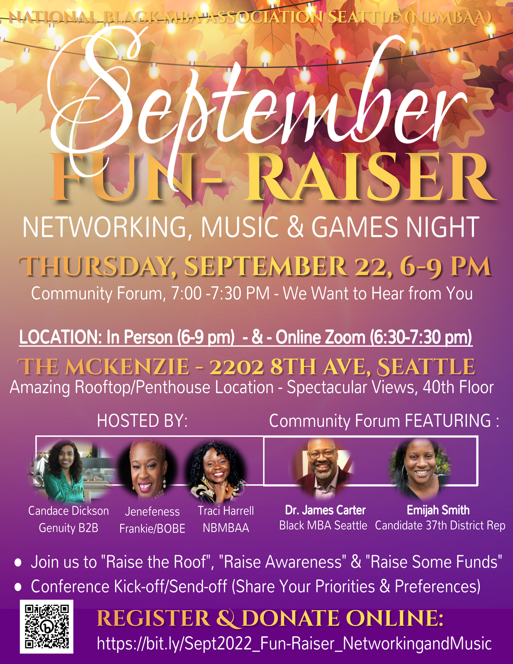 SEPTEMBER FUN-RAISER